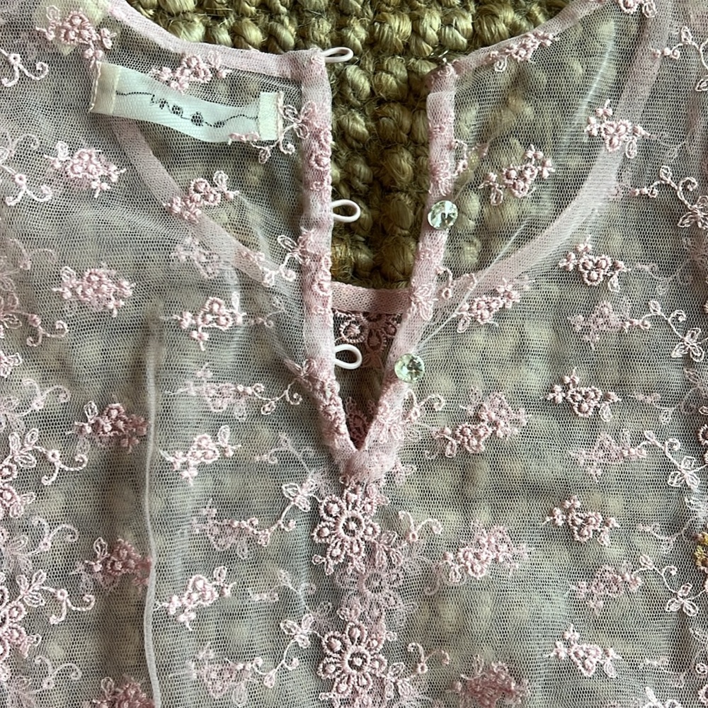Doen Pink Lace Maxi Dress - Picture 5 of 8